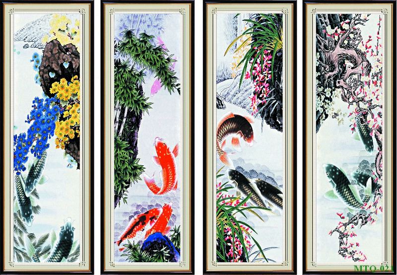 Tranh tứ quý MTQ-021